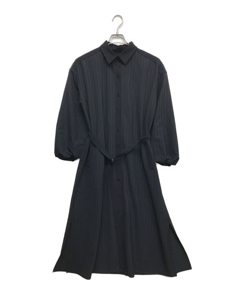 R-ISM（リズム）R-ISM (リズム) ストライプコートドレス ネイビー サイズ:4の古着・服飾アイテム