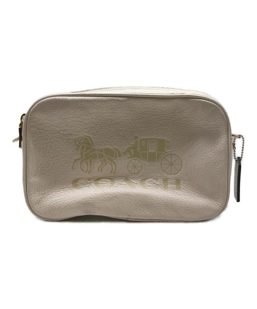 COACH（コーチ）COACH (コーチ) ホース アンド キャリッジショルダーバッグ アイボリーの古着・服飾アイテム