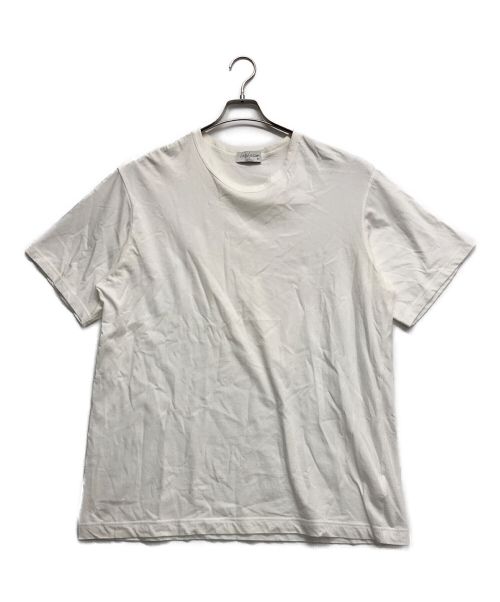 Yohji Yamamoto pour homme（ヨウジヤマモト プールオム）Yohji Yamamoto pour homme (ヨウジヤマモト プールオム) アルティマ天竺 丸首半袖Tシャツ ホワイト サイズ:3の古着・服飾アイテム