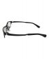 999.9 (フォーナインズ) シートメタルフレーム ダブルフロント チタニウム眼鏡 ブラック サイズ:54□16：14800円