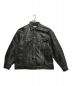MAISON SPECIAL（メゾンスペシャル）の古着「Hand Rub-Off Buffalo Leather Prime-Over 3rd Jacket」｜ブラック