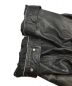 中古・古着 MAISON SPECIAL (メゾンスペシャル) Hand Rub-Off Buffalo Leather Prime-Over 3rd Jacket ブラック サイズ:02：24000円