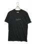 Yohji Yamamoto pour homme（ヨウジヤマモト プールオム）の古着「ロゴ刺繍Tシャツ」｜ブラック