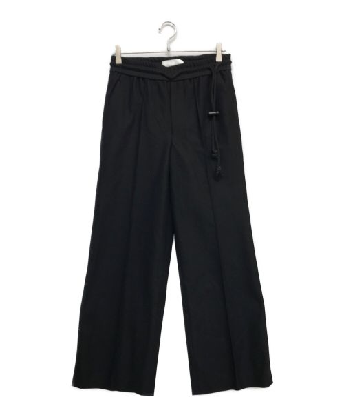 ETHOSENS（エトセンス）ETHOSENS (エトセンス) ピンタックパンツ ブラック サイズ:2の古着・服飾アイテム