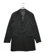 LiNoHリノー）の古着「ウールツイルベルテッドジャケット」｜ブラック