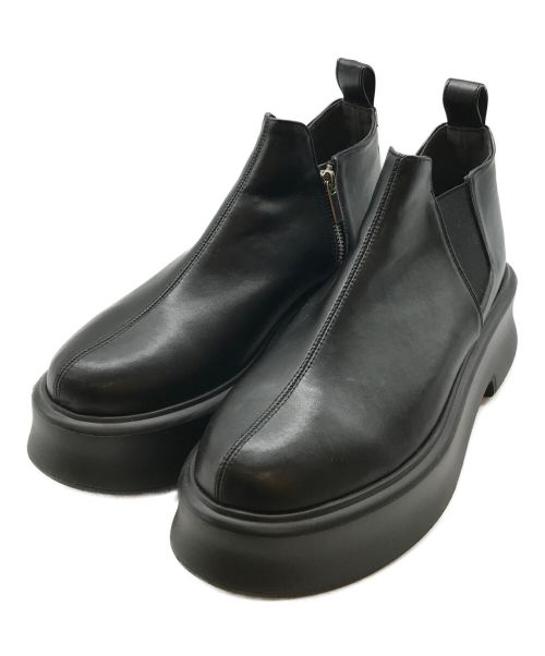 LiNoH（リノー）LiNoH (リノー) プラットフォームショートブーツ ブラック サイズ:2の古着・服飾アイテム