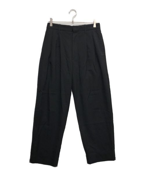 stein（シュタイン）stein (シュタイン) EX Wide Tapered Trousers ブラック サイズ:Sの古着・服飾アイテム