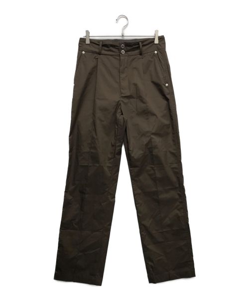 TTT MSW（ティー）TTT MSW (ティー) water proof srtaight pants ブラウン サイズ:Mの古着・服飾アイテム