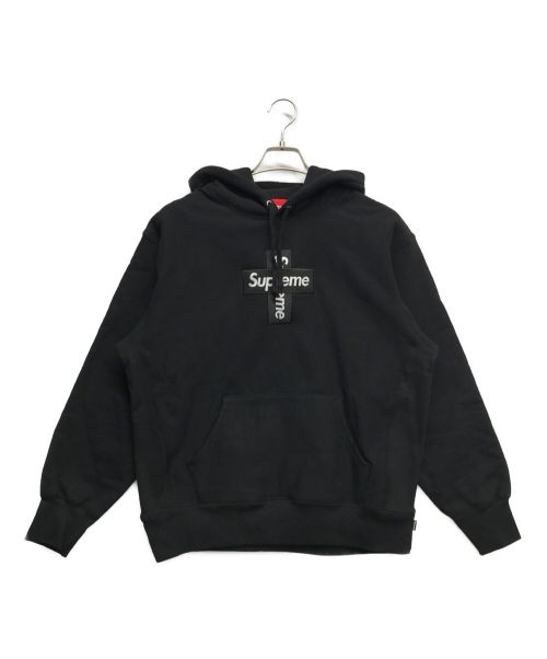 SUPREME（シュプリーム）SUPREME (シュプリーム) 20AW Cross Box Logo Hooded Sweatshirt ブラック サイズ:Sの古着・服飾アイテム