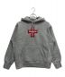 Supreme（シュプリーム）の古着「20AW Cross Box Logo Hooded Sweatshirt」｜グレー