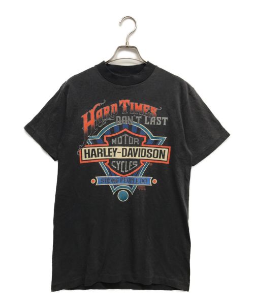 HARLEY-DAVIDSON（ハーレーダビッドソン）HARLEY-DAVIDSON (ハーレーダビッドソン) 90’ｓプリントTシャツ ブラック サイズ:Mの古着・服飾アイテム