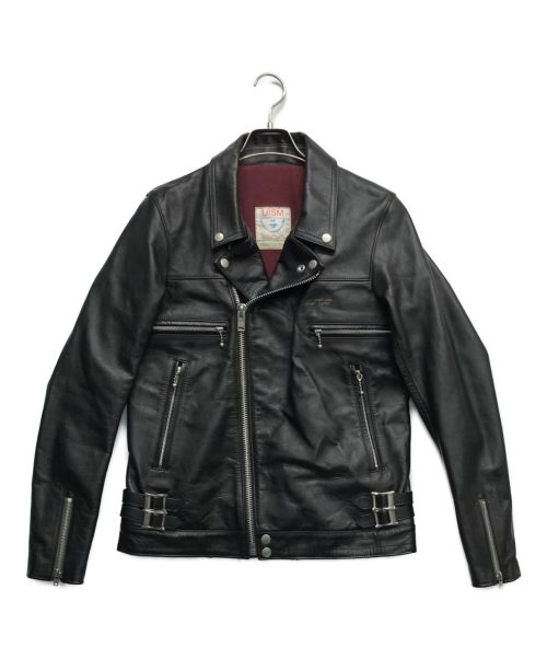 UNDERCOVER（アンダーカバー）UNDERCOVER (アンダーカバー) ダブルライダースジャケット ブラック サイズ:2の古着・服飾アイテム