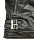 中古・古着 UNDERCOVER (アンダーカバー) ダブルライダースジャケット ブラック サイズ:2：90000円