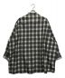 Graphpaper (グラフペーパー) ファインウールチェックオーバーサイズシャツ グレー サイズ:F：12000円