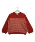 NOMA t.d.（ノーマティーディー）の古着「Damage Stripe Sweater」｜レッド