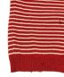 中古・古着 NOMA t.d. (ノーマティーディー) Damage Stripe Sweater レッド サイズ:3：8000円