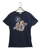 Vivienne Westwood manヴィヴィアン ウェストウッド マン）の古着「プリントTシャツ」｜ネイビー