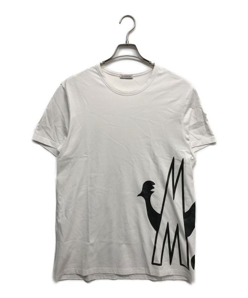 MONCLER（モンクレール）MONCLER (モンクレール) マグリア ロゴ Tシャツ ホワイト サイズ:XLの古着・服飾アイテム