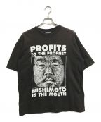 NISHIMOTO IS THE MOUTHニシモトイズザマウス）の古着「プリントTシャツ」｜ブラウン