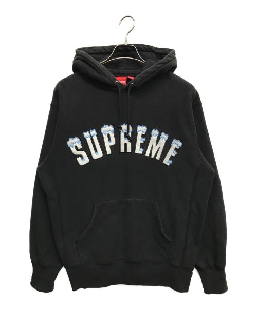 SUPREME（シュプリーム）Supreme (シュプリーム) Icy Arc Hooded Sweatshirt ブラック サイズ:Mの古着・服飾アイテム