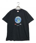 SUPREME×THE NORTH FACEシュプリーム×ザ ノース フェイス）の古着「One World Tee Black Tシャツ」｜ブラック