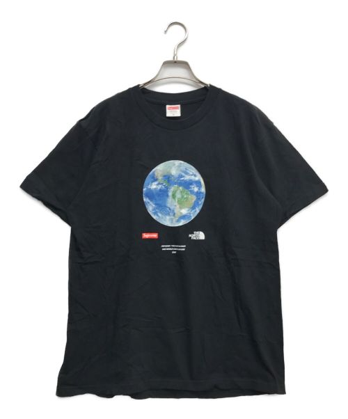 SUPREME（シュプリーム）Supreme (シュプリーム) THE NORTH FACE (ザ ノース フェイス) One World Tee Black Tシャツ ブラック サイズ:Mの古着・服飾アイテム