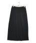 Yves Saint Laurent (イヴサンローラン) リブニットプリーツスカート ブラック サイズ:9：6000円