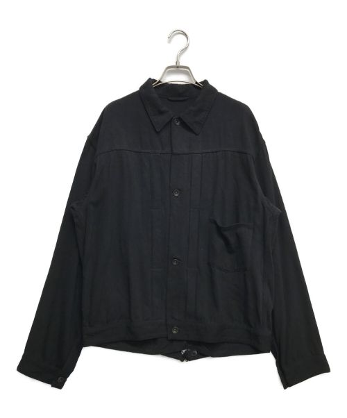 COMOLI（コモリ）COMOLI (コモリ) シルクネップTYPE1st ジャケット ブラック サイズ:3の古着・服飾アイテム
