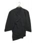 YOHJI YAMAMOTO（ヨウジヤマモト）の古着「アシンメトリーデザインジャケット」｜ブラック