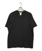 Yohji Yamamoto pour hommeヨウジヤマモト プールオム）の古着「クルーネックTシャツ」｜ブラック