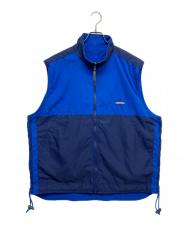 adidas (アディダス) リバーシブルベスト ブルー サイズ:XL