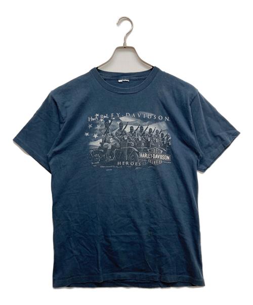 HARLEY-DAVIDSON (ハーレーダビッドソン) プリントTシャツ ネイビー サイズ:無し