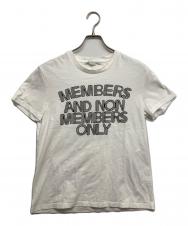 STELLA McCARTNEY (ステラマッカートニー) Members And Non Members Only T-shirt ホワイト サイズ:S