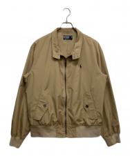 POLO RALPH LAUREN (ポロ・ラルフローレン) ナイロンスイングトップ ベージュ サイズ:XL