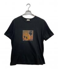 Saint Laurent Paris (サンローランパリ) サンセット転写プリント付きTシャツ ブラック サイズ:L