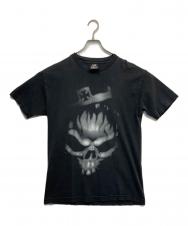 WORLD WRESTLING ENTERTAINMENT (ワールド・レスリング・エンターテインメント) スカルプリントTシャツ ブラック サイズ:M