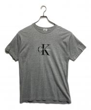 Calvin Klein Jeans (カルバンクラインジーンズ) ロゴTシャツ グレー サイズ:M