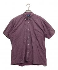 OLD STUSSY (オールドステューシー) S/Sチェックシャツ レッド サイズ:S