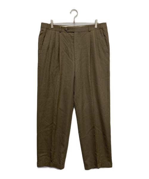 GIVENCHY MONSIEUR (ジバンシイ ムッシュ) ３タックスラックス オリーブ サイズ:36R