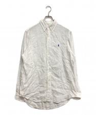 POLO RALPH LAUREN (ポロ・ラルフローレン) クラシックフィットリネンシャツ ホワイト サイズ:M