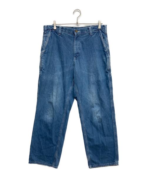 CarHartt (カーハート) ダンガリーフィットペインターパンツ ブルー サイズ:34
