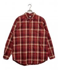 CarHartt (カーハート) チェックBDシャツ レッド サイズ:L