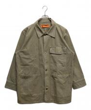 VYNER ARTICLES (ヴァイナー アーティクルズ) カバーオールジャケット グリーン サイズ:M