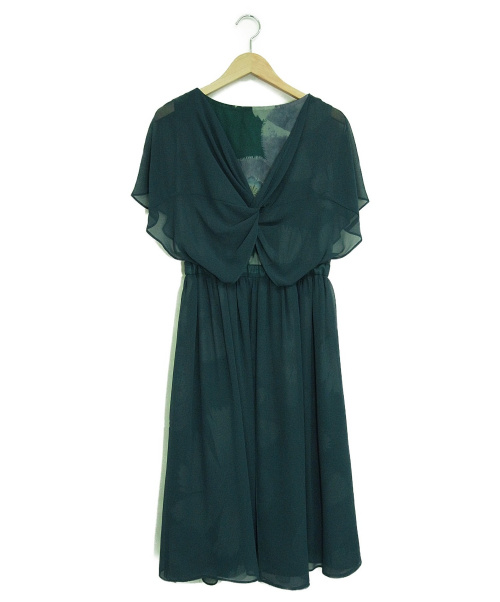 中古 古着通販 ふりふ フリフ バックツイストワンピース グリーン サイズ F ブランド 古着通販 トレファク公式 Trefac Fashion