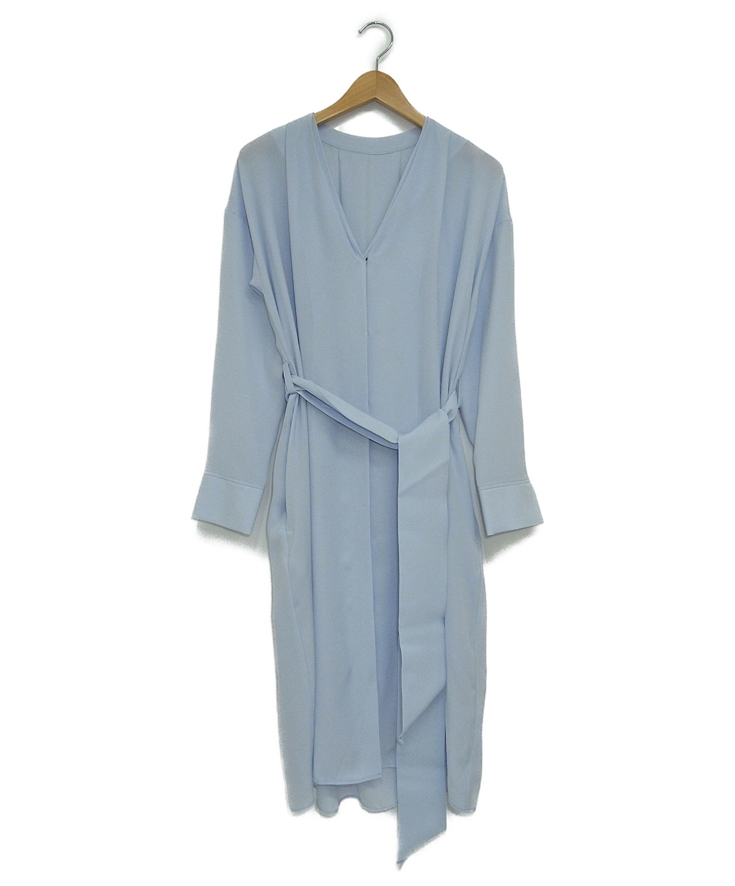 中古 古着通販 Droite Lautreamont ドロワットロートレアモン ブラウスワンピース スカイブルー サイズ 2 未使用品 ブランド 古着通販 トレファク公式 Trefac Fashion