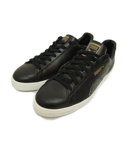 中古 古着通販 Puma Estnation プーマ エストネーション レザースニーカー ブラック サイズ 25 5 ブランド 古着通販 トレファク公式 Trefac Fashion