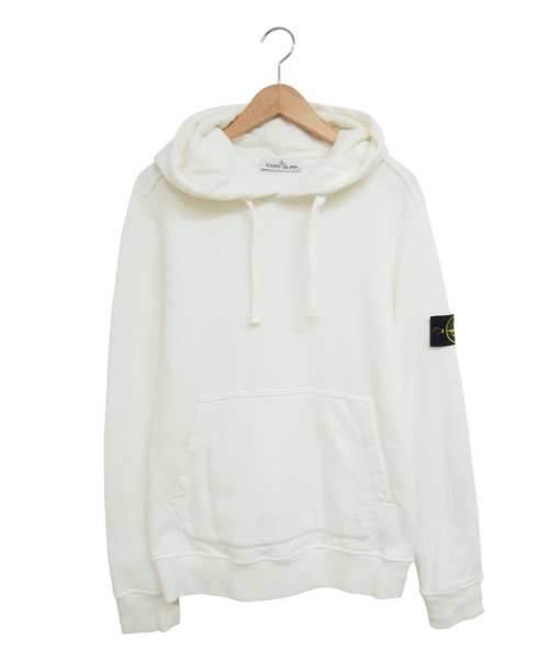 中古 古着通販 Stone Island ストーンアイランド プルオーバーパーカー ホワイト サイズ M ブランド 古着通販 トレファク公式 Trefac Fashion