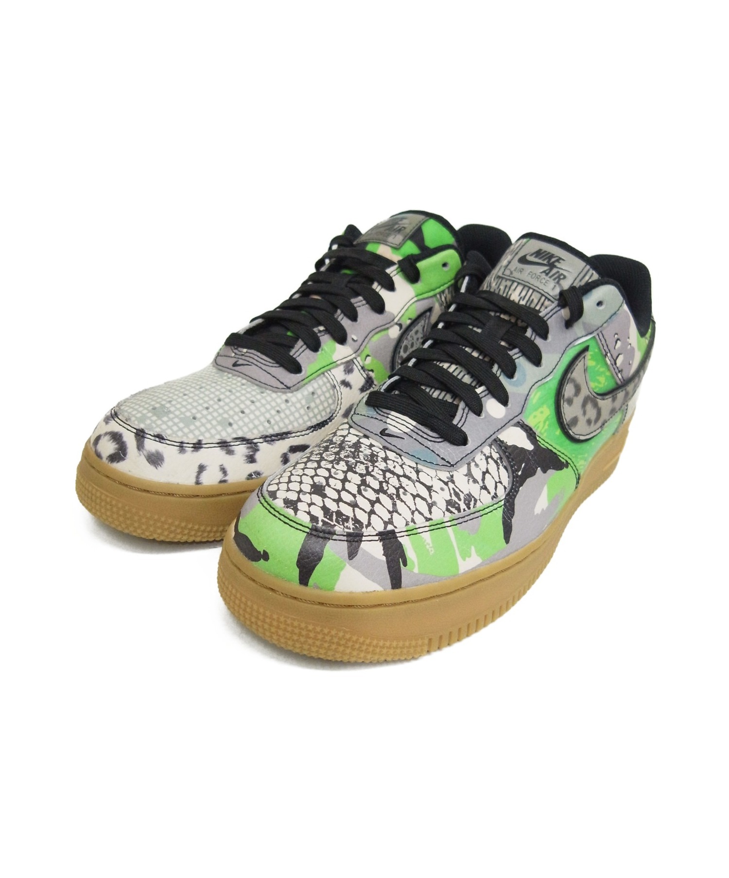 中古 古着通販 Nike ナイキ スニーカー ホワイト グリーン サイズ 28 5 Air Force 1 07 Qs ブランド 古着通販 トレファク公式 Trefac Fashion