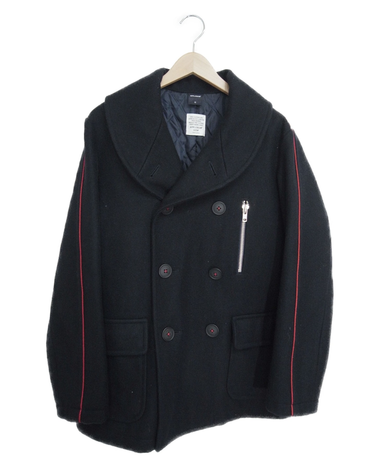 中古 古着通販 Applebum アップルバム Pコート ネイビー サイズ L ブランド 古着通販 トレファク公式 Trefac Fashion