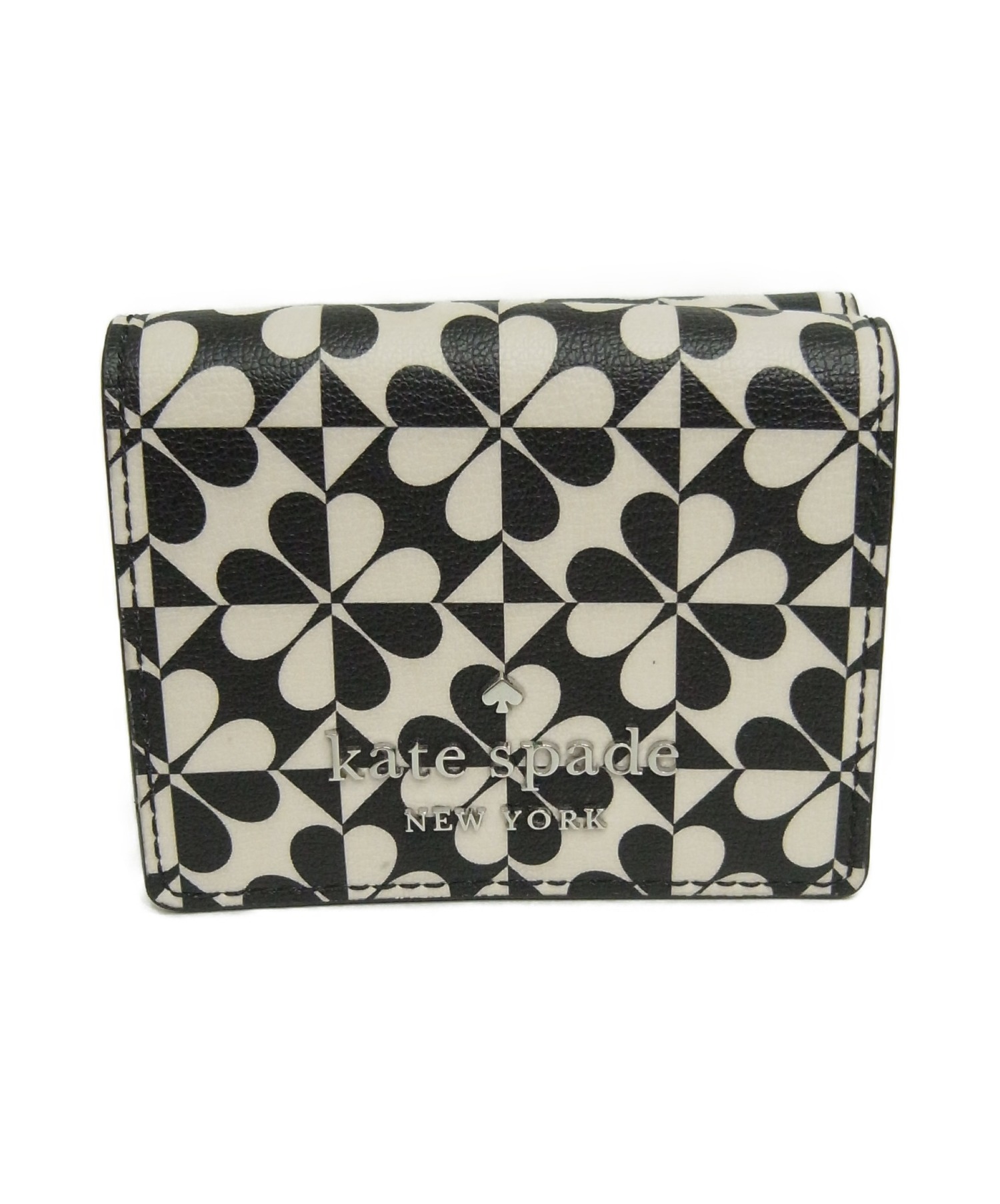 中古 古着通販 Kate Spade ケイトスペード 3つ折り財布 ホワイト ブラック サイズ 下記参照 Wuru5978 ブランド 古着通販 トレファク公式 Trefac Fashion